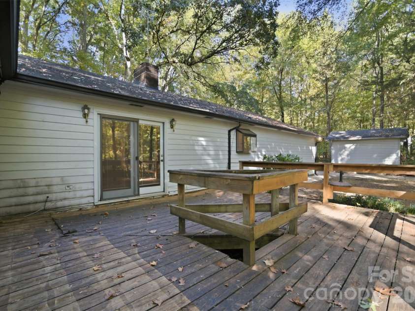 8607 Wellington Lane, Harrisburg, NC 28075.  MLS# CAR4435487, YatesRealty ID 57245. Back Deck