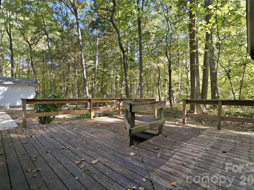 8607 Wellington Lane, Harrisburg, NC 28075.  MLS# CAR4435487, YatesRealty ID 57245. Back Deck