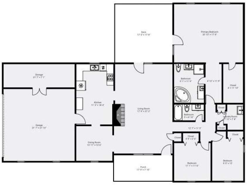 8607 Wellington Lane, Harrisburg, NC 28075.  MLS# CAR4435487, YatesRealty ID 57245. Floor Plan