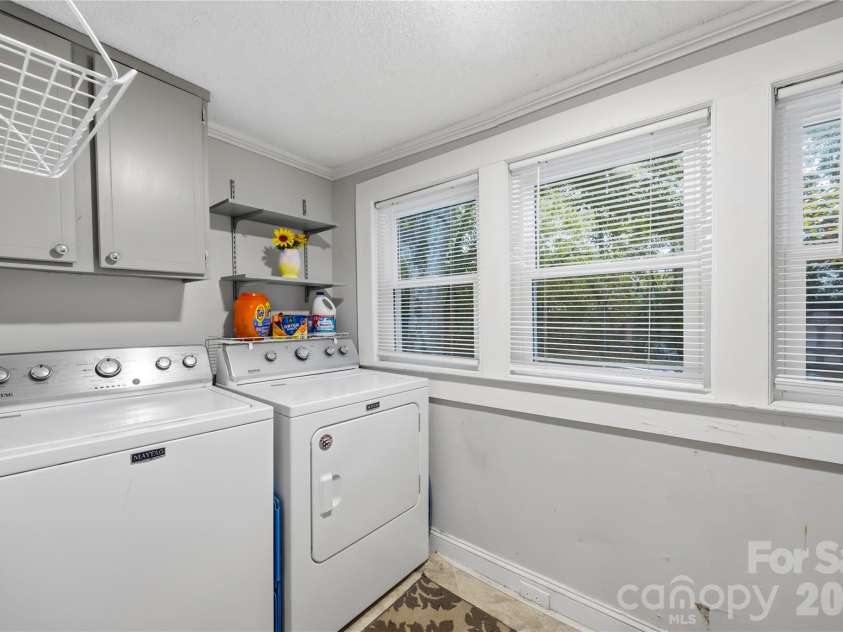 851 Old Charlotte Road, Concord, NC 28027.  MLS# CAR4434196, YatesRealty ID 57265. Laundry