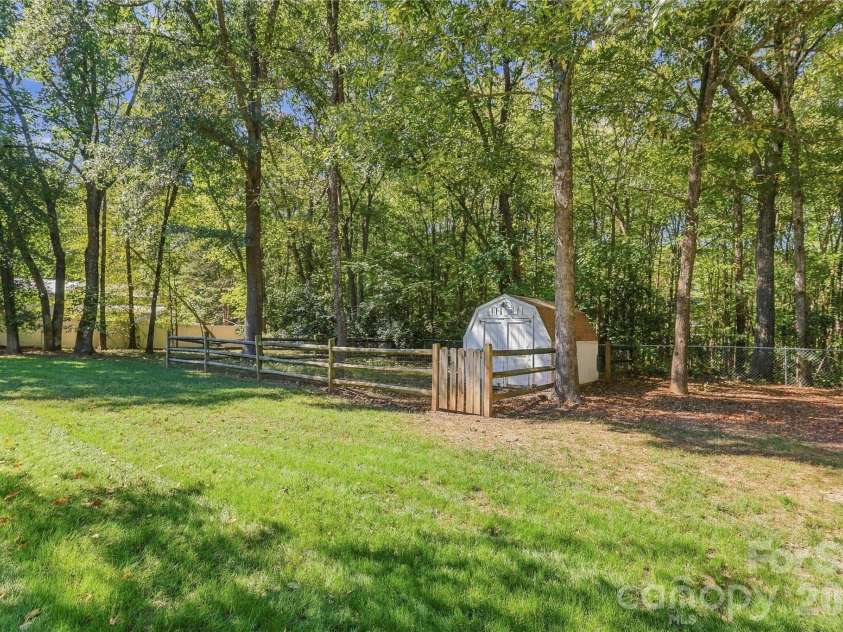 122 Keowee Circle, Indian Trail, NC 28079.  MLS# CAR4434216, YatesRealty ID 57266. Storage shed