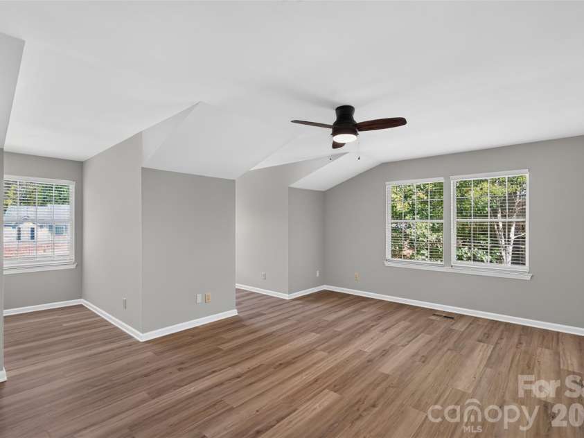 12427 Woodside Falls Road, Pineville, NC 28134.  MLS# CAR4435585, YatesRealty ID 57280. Front Bedroom