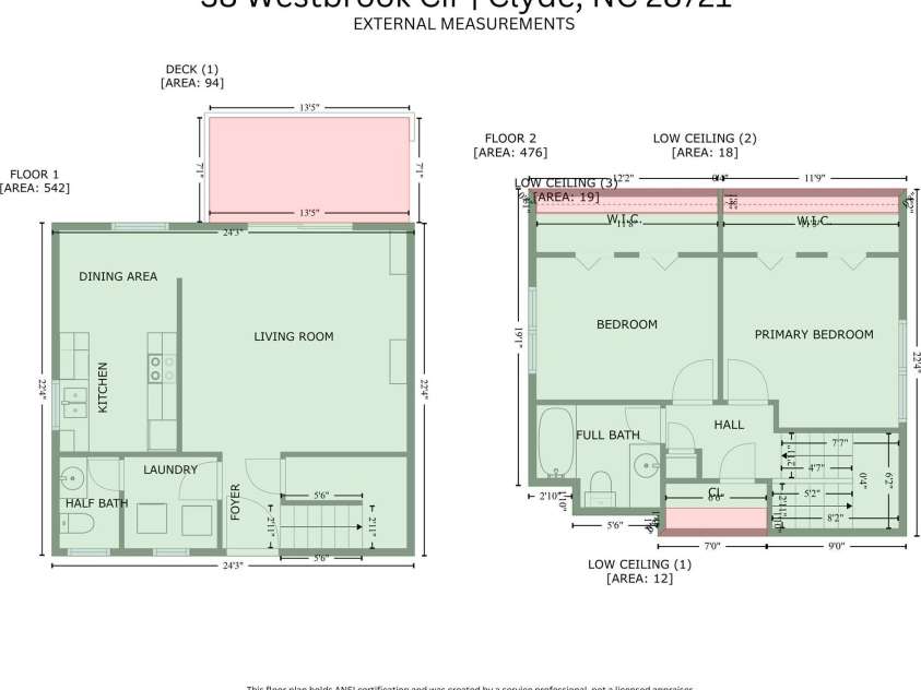 38 Westbrook Circle, Clyde, NC 28721.  MLS# CAR4233988, YatesRealty ID 5729. 