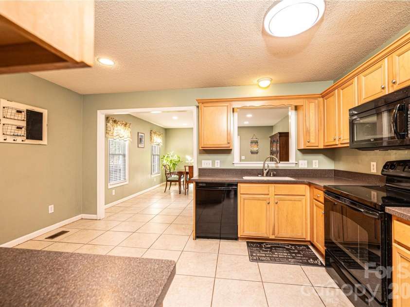 8839 Shepherd Court, Connelly Springs, NC 28612.  MLS# CAR4351109, YatesRealty ID 5733. Kitchen, looking towards Breakfast Nook