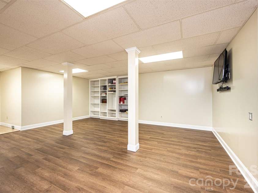 8839 Shepherd Court, Connelly Springs, NC 28612.  MLS# CAR4351109, YatesRealty ID 5733. Lower Level Recreation Room