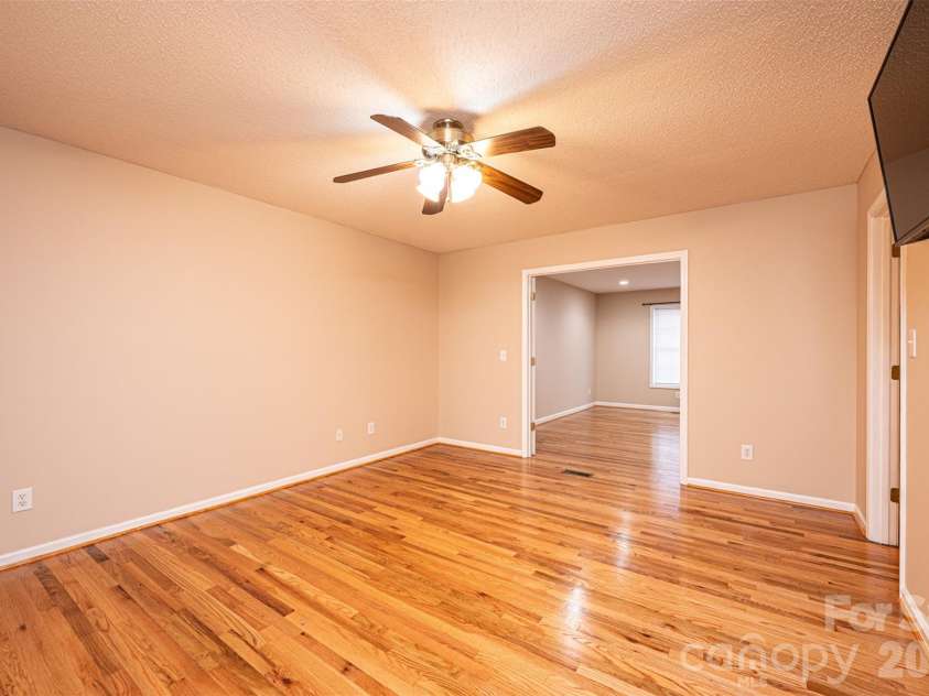 8839 Shepherd Court, Connelly Springs, NC 28612.  MLS# CAR4351109, YatesRealty ID 5733. Primary Suite looking toward attached flex space