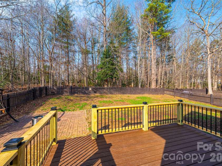 8839 Shepherd Court, Connelly Springs, NC 28612.  MLS# CAR4351109, YatesRealty ID 5733. Rear Deck