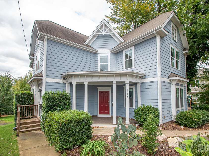 1614 Luther Street, Charlotte, NC 28204.  MLS# CAR4434621, YatesRealty ID 57337. 