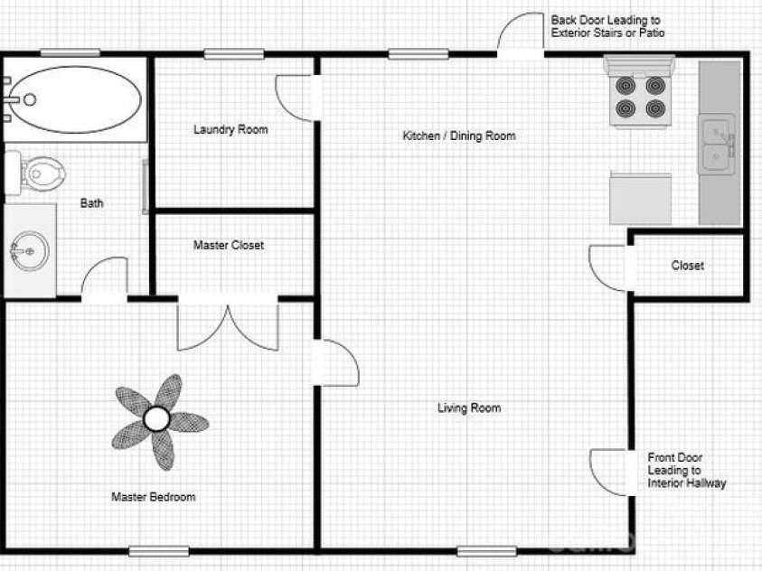 325 Hall Lane, Pineville, NC 28134.  MLS# CAR4435692, YatesRealty ID 57339. 