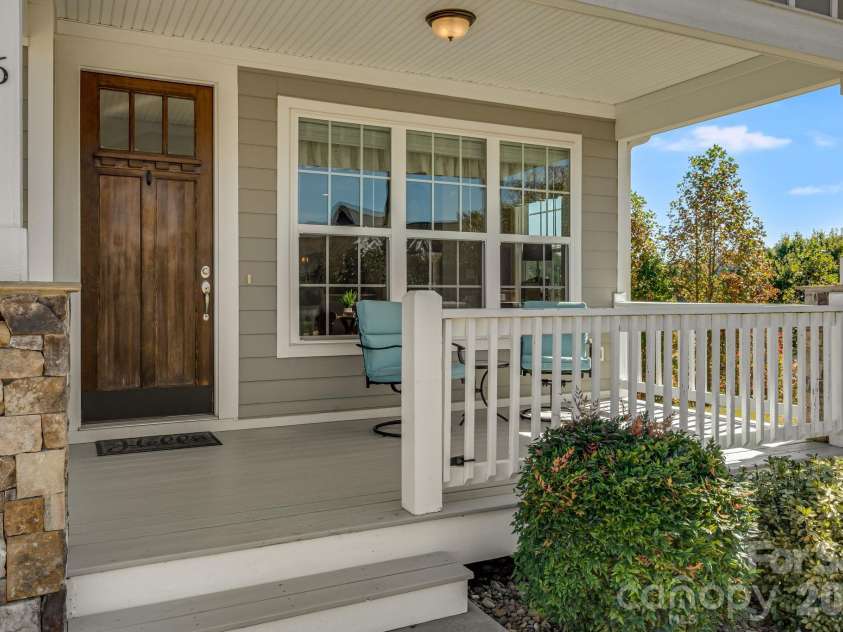 76 Rose Creek Road, Leicester, NC 28748.  MLS# CAR4430015, YatesRealty ID 57341. Front Entrance