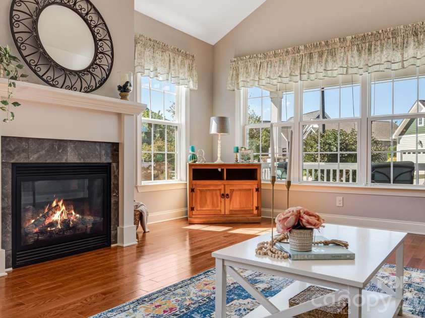 76 Rose Creek Road, Leicester, NC 28748.  MLS# CAR4430015, YatesRealty ID 57341. Open Concept Living Area
