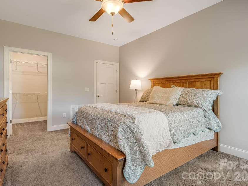 76 Rose Creek Road, Leicester, NC 28748.  MLS# CAR4430015, YatesRealty ID 57341. Primary Bedroom