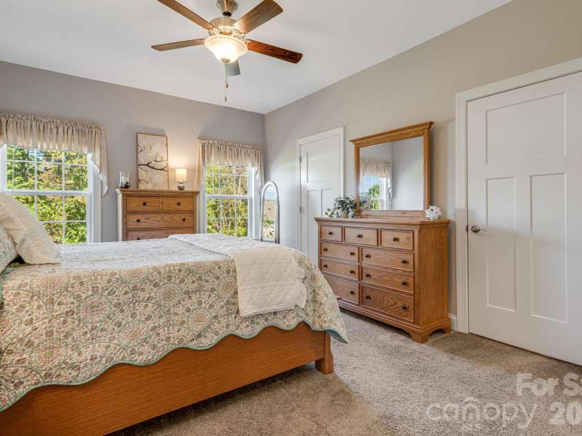 76 Rose Creek Road, Leicester, NC 28748.  MLS# CAR4430015, YatesRealty ID 57341. Primary Suite