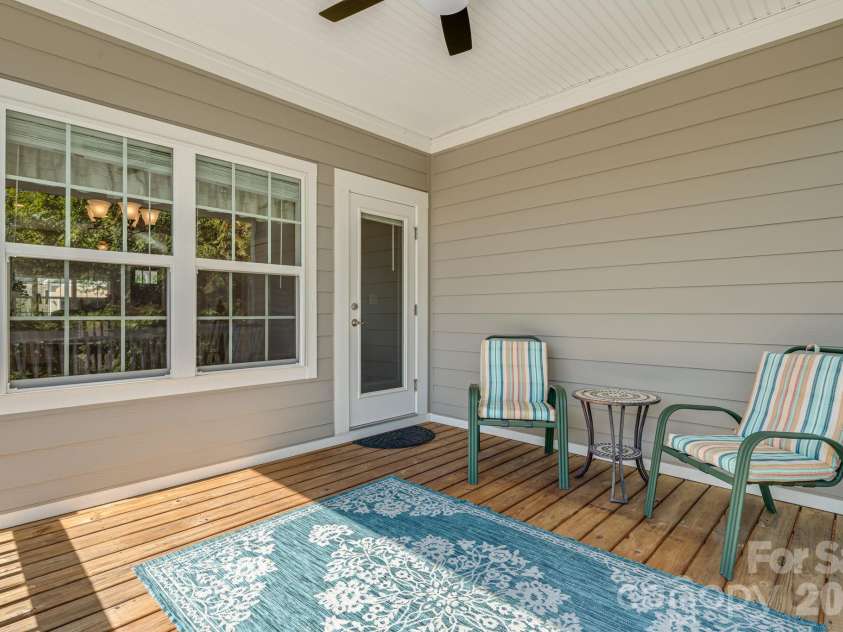 76 Rose Creek Road, Leicester, NC 28748.  MLS# CAR4430015, YatesRealty ID 57341. Spacious, covered back deck