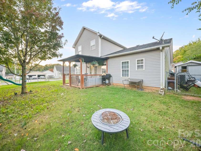 511 Zion Street, Landis, NC 28088.  MLS# CAR4433896, YatesRealty ID 57342. Backyard