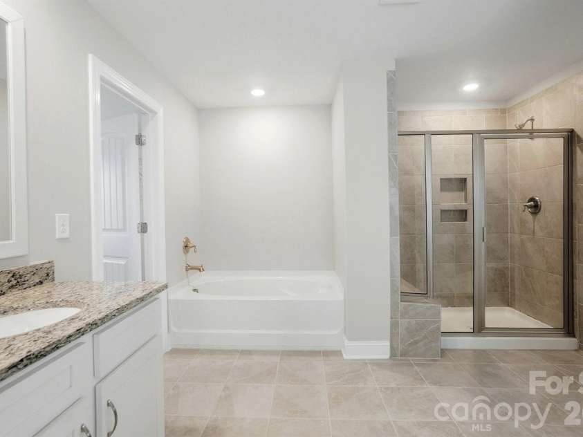 4306 Allenby Place, Monroe, NC 28110.  MLS# CAR4341972, YatesRealty ID 5737. Primary Bathroom 