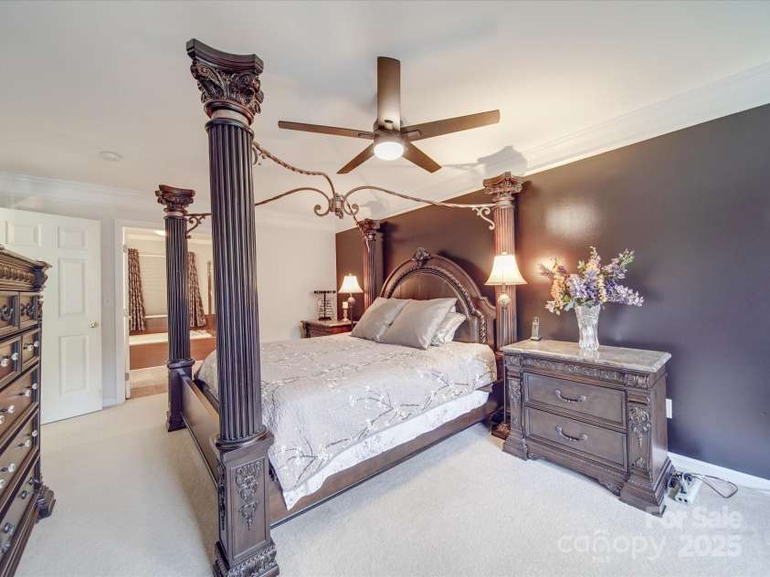 9001 Fenwick Drive, Indian Trail, NC 28079.  MLS# CAR4246344, YatesRealty ID 5737. Primary Bedroom
