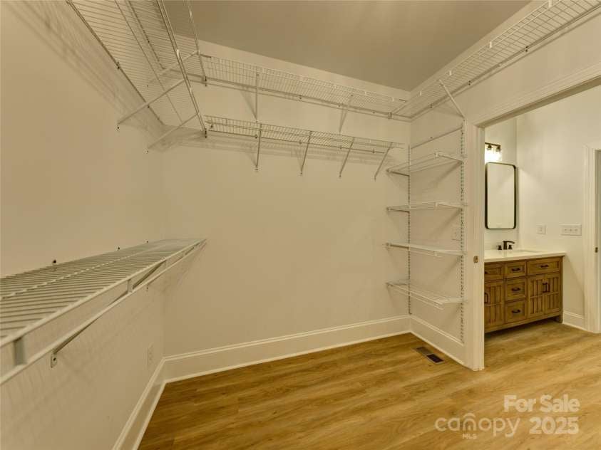 206 Montclair Drive, Locust, NC 28097.  MLS# CAR4305500, YatesRealty ID 574. Main Floor Master Closet