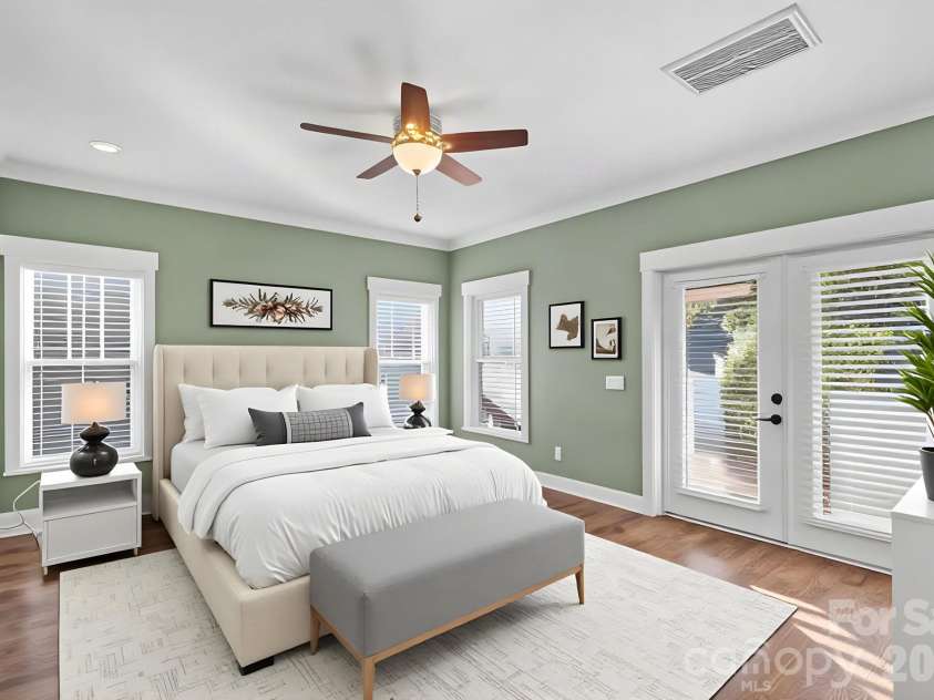 1333 Riverside Drive, Charlotte, NC 28214.  MLS# CAR4431741, YatesRealty ID 57404. Primary on Main (Virtually Staged)