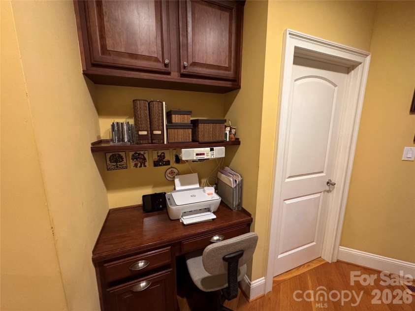 2909 Donegal Drive, Kannapolis, NC 28081.  MLS# CAR4435680, YatesRealty ID 57423. Small home office next to the laundry room