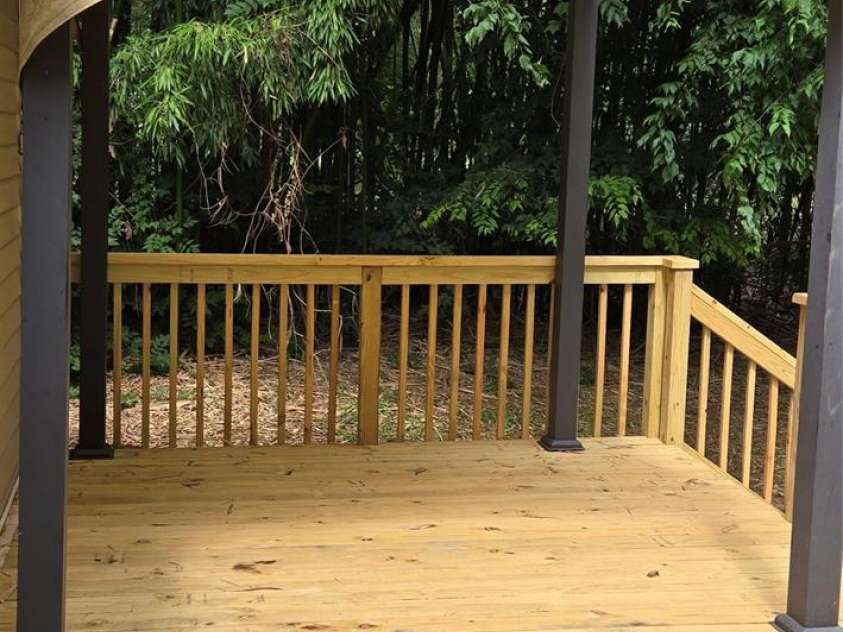 1629 and 1631 Harris Road, Fort Mill, SC 29708.  MLS# CAR4402038, YatesRealty ID 5744. 1631 Harris New Deck