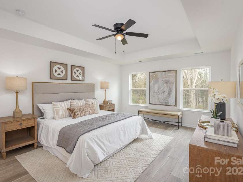 3020 Sadler Woods Lane, Charlotte, NC 28214.  MLS# CAR4210362, YatesRealty ID 5744. Primary Suite. Representative Photo