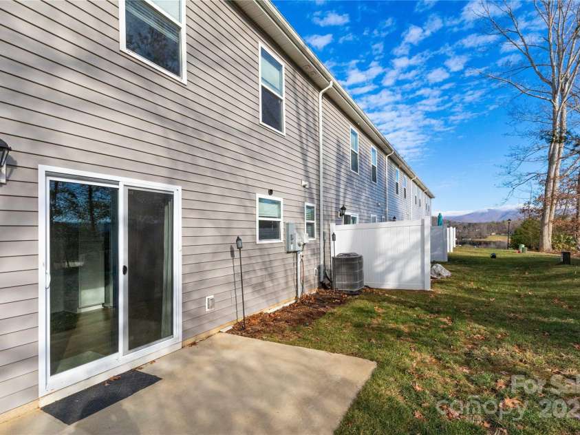 103 Gregory Court, Weaverville, NC 28787.  MLS# CAR4211989, YatesRealty ID 5745. Another view of the back