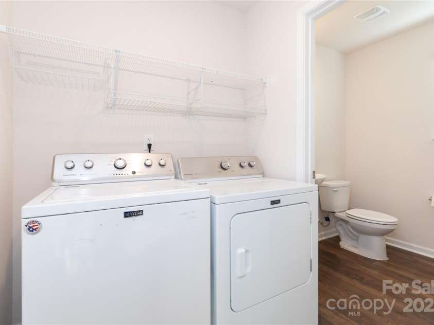 103 Gregory Court, Weaverville, NC 28787.  MLS# CAR4211989, YatesRealty ID 5745. Laundry room