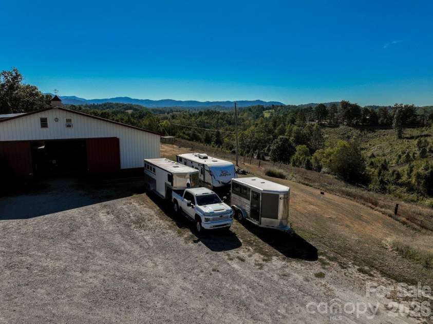 217 Flint Hill Road, Alexander, NC 28701.  MLS# CAR4432017, YatesRealty ID 57494. Main Barn with 18 Stalls built in 2017.