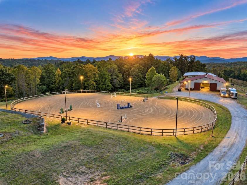 217 Flint Hill Road, Alexander, NC 28701.  MLS# CAR4432017, YatesRealty ID 57494. Sunrise @ Pegasus Hill Farm