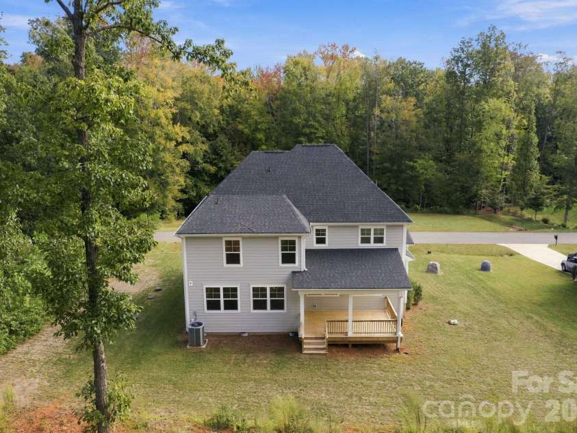 3186 Timber Run Lane, Maiden, NC 28650.  MLS# CAR4432086, YatesRealty ID 57529. Back view