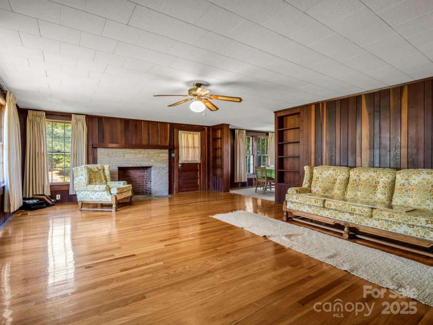256 School Road, Mill Spring, NC 28756.  MLS# CAR4299323, YatesRealty ID 5755. Fireplace has never been used!