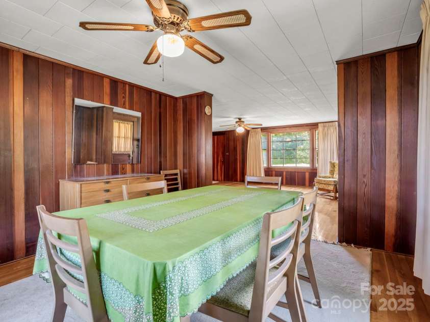 256 School Road, Mill Spring, NC 28756.  MLS# CAR4299323, YatesRealty ID 5755. Spacious dining room