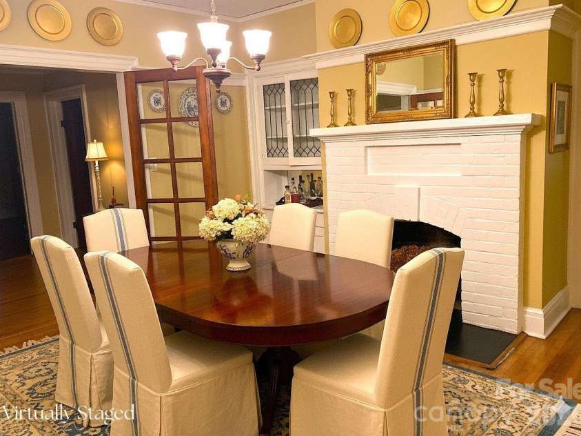 326 3rd Street, Albemarle, NC 28001.  MLS# CAR4435825, YatesRealty ID 57559. Dining Room virtually staged.