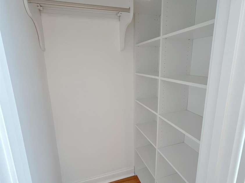 201 Colonel Holcombe Place, Candler, NC 28715.  MLS# CAR4436091, YatesRealty ID 57568. BR3 closet organization shelves