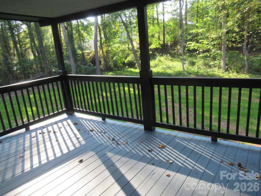 167 Sunny Hill Drive, Lincolnton, NC 28092.  MLS# CAR4435736, YatesRealty ID 57577. Covered Rear Deck