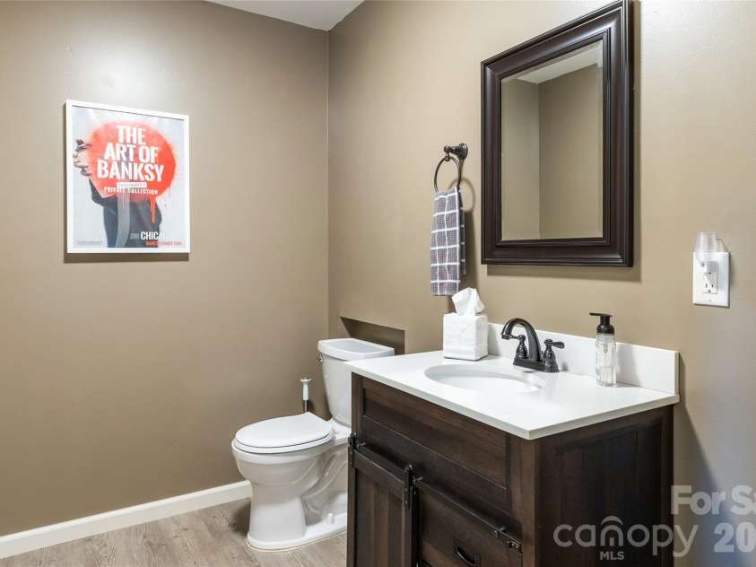 656 Arbra Mountain Way, Bostic, NC 28018.  MLS# CAR4432253, YatesRealty ID 57598. Lower Level - Half Bath