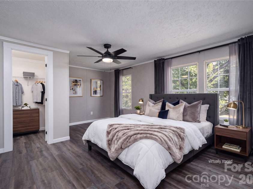 5047 Longbow Pointe, Kings Mountain, NC 28086.  MLS# CAR4436192, YatesRealty ID 57607. Virtually Staged Primary Bedroom
