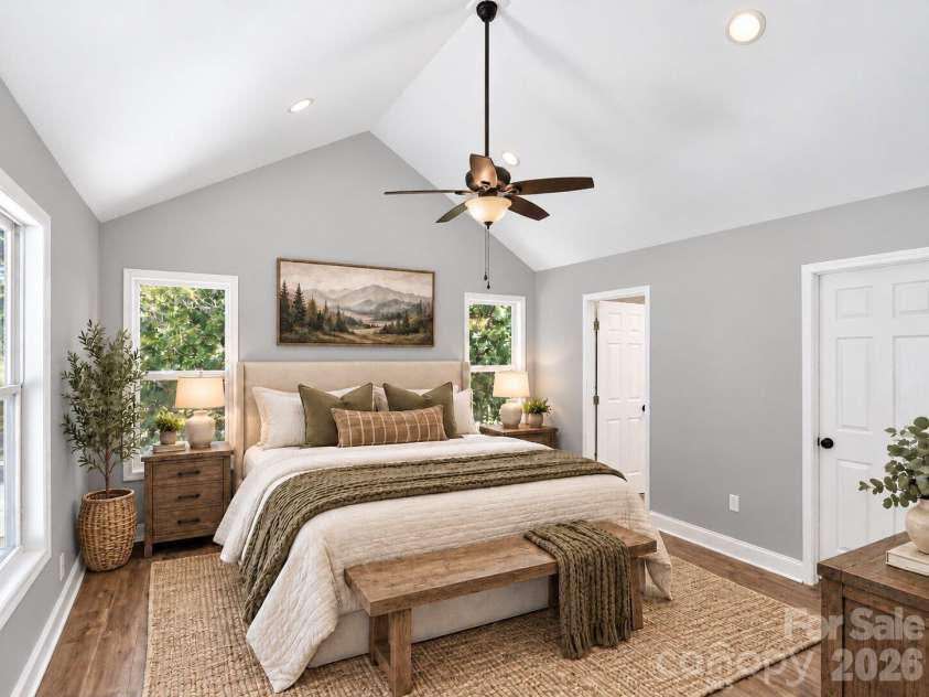 594 McMillan Drive, Hendersonville, NC 28792.  MLS# CAR4435926, YatesRealty ID 57648. Virtually Staged