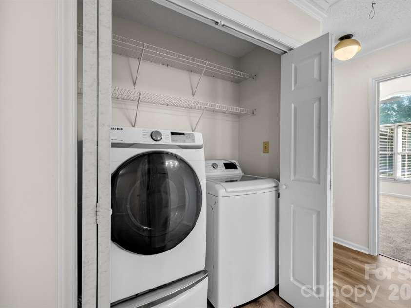 1312 Newfound Hollow Drive, Charlotte, NC 28214.  MLS# CAR4427413, YatesRealty ID 57695. Laundry closet