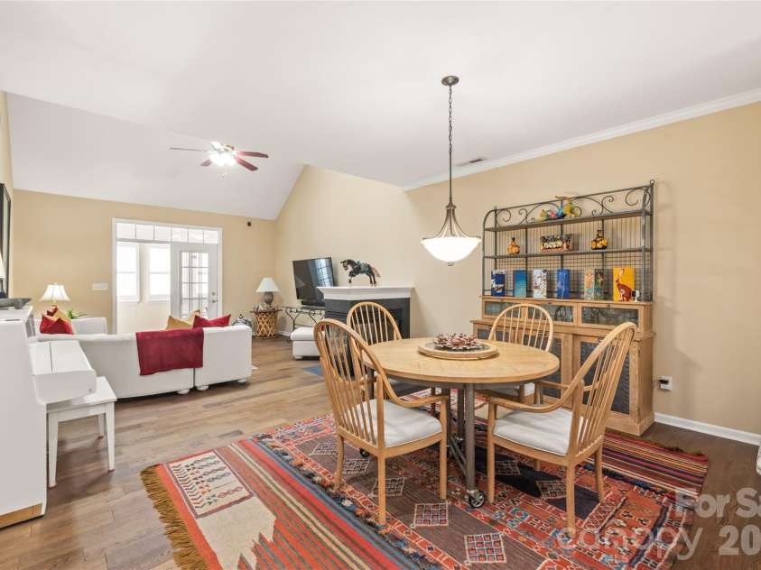 4780 Grier Farm Lane, Charlotte, NC 28270.  MLS# CAR4433351, YatesRealty ID 57760. Effortless entertaining starts here! The bright, open dining area flows seamlessly into the main living space.