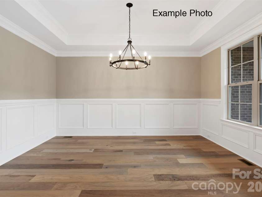 12205 Rubra Place, Mint Hill, NC 28227.  MLS# CAR4435273, YatesRealty ID 57780. Example Photo - Dining Room