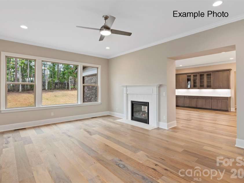 12205 Rubra Place, Mint Hill, NC 28227.  MLS# CAR4435273, YatesRealty ID 57780. Example Photo - Family Room