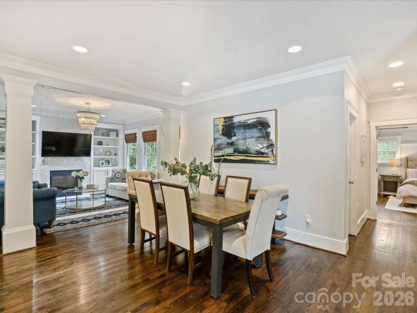 5919 Creola Road, Charlotte, NC 28270.  MLS# CAR4435518, YatesRealty ID 57786. Dining