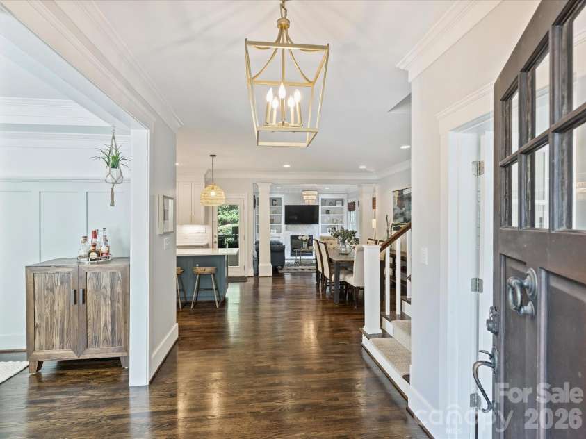 5919 Creola Road, Charlotte, NC 28270.  MLS# CAR4435518, YatesRealty ID 57786. Foyer