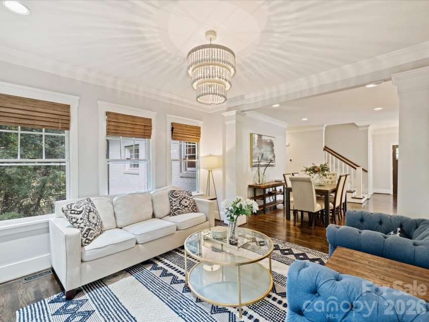 5919 Creola Road, Charlotte, NC 28270.  MLS# CAR4435518, YatesRealty ID 57786. Living