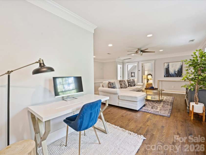 5919 Creola Road, Charlotte, NC 28270.  MLS# CAR4435518, YatesRealty ID 57786. Loft/Den