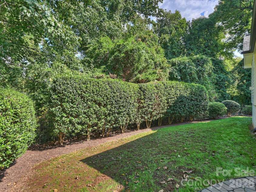 5919 Creola Road, Charlotte, NC 28270.  MLS# CAR4435518, YatesRealty ID 57786. Rear Yard