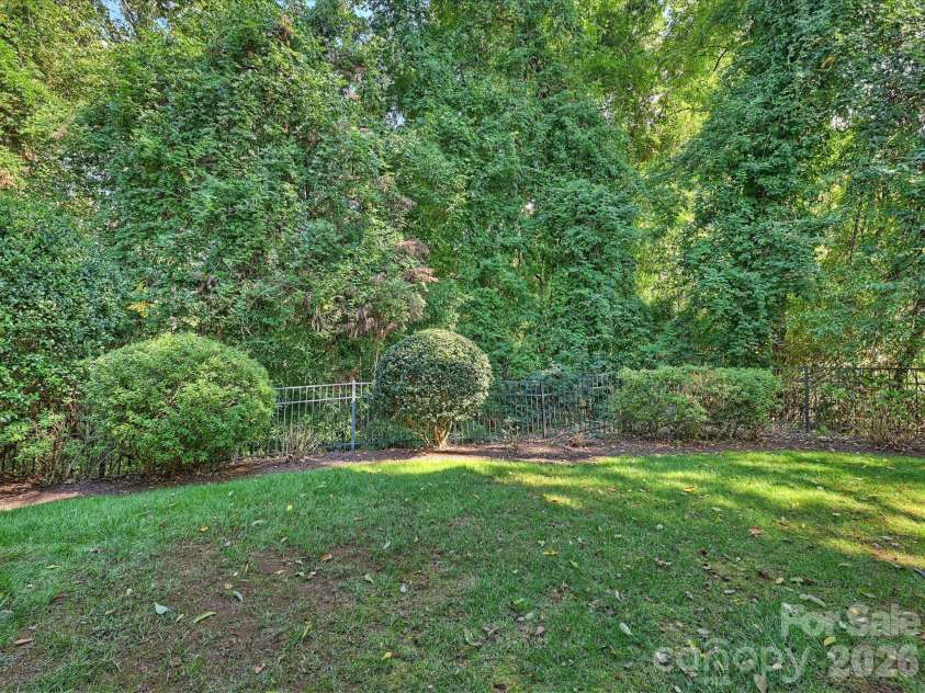 5919 Creola Road, Charlotte, NC 28270.  MLS# CAR4435518, YatesRealty ID 57786. Rear Yard