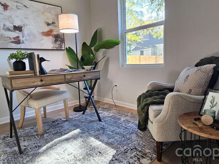 121 Buffalo Avenue, Concord, NC 28025.  MLS# CAR4436413, YatesRealty ID 57792. Office with actual staging.